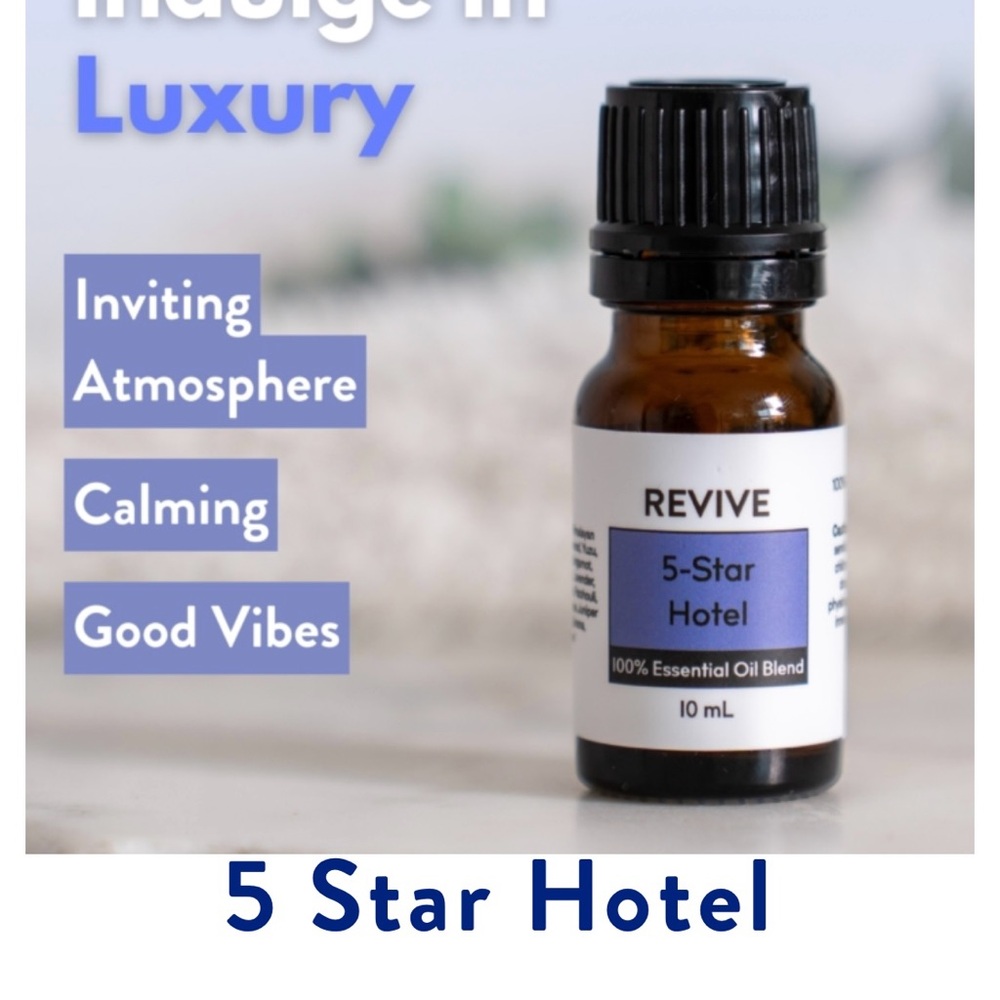 Revive 5-Star Hotel Essential Oil Blend and room spray